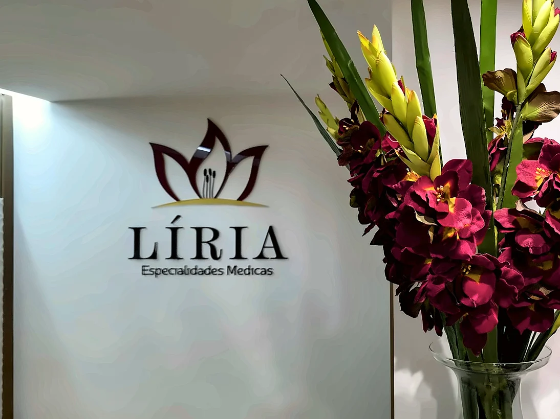 Recepção da Clínica Líria, consultório da Dra. Vanessa Lima no Vista Shopping, Águas Claras